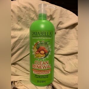 ✨⚡️💥Parabella Clean Renewal Conditioner W Argan Oil/Ketatin No Frezzy Hair 28oz